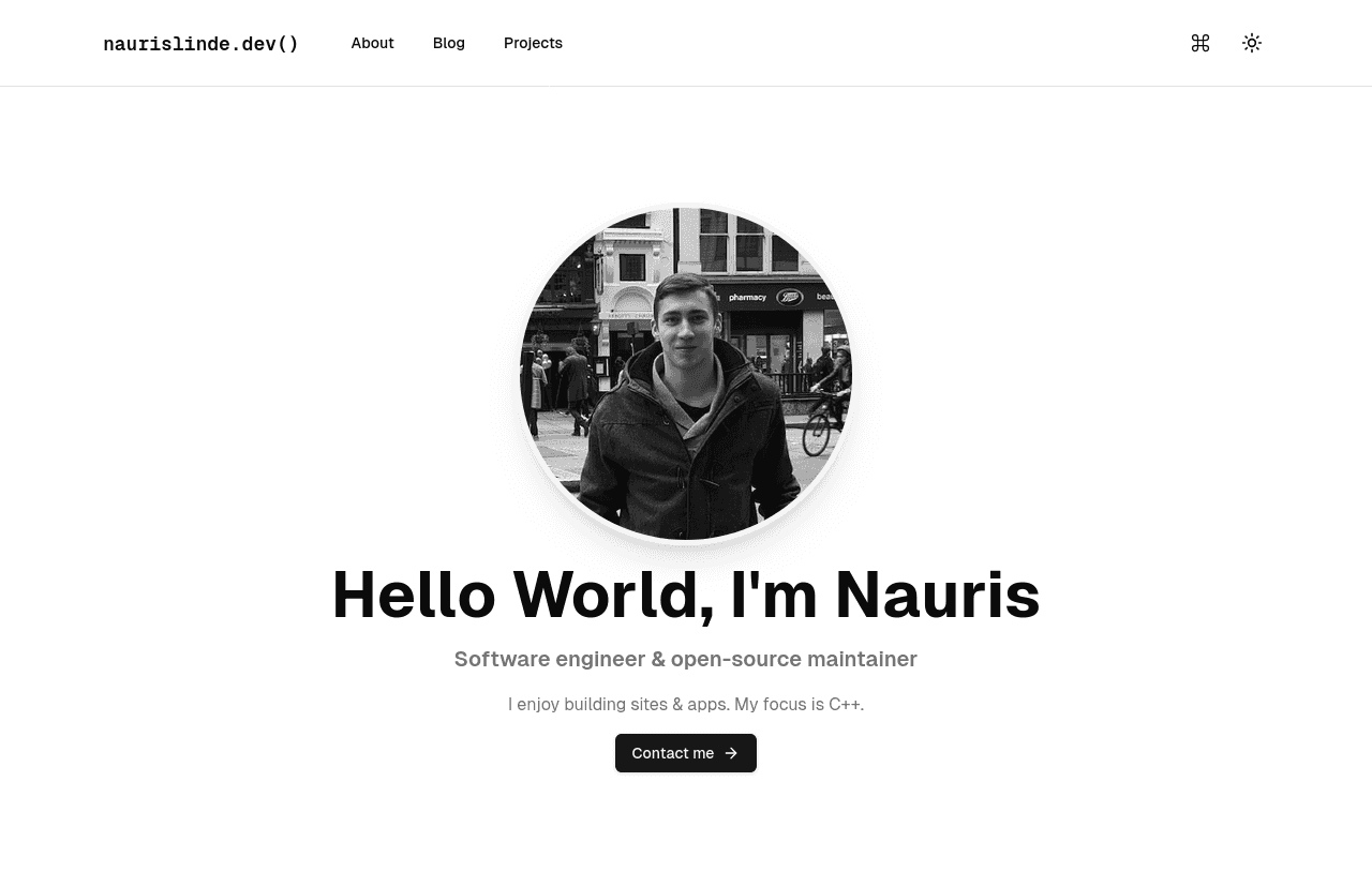 My personal portfolio website, built with Next.js, Tailwind CSS, and TypeScript.